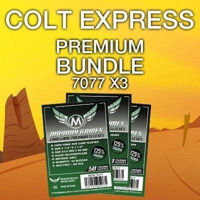Mayday Games Colt Express Game Accessory- Premium Card Sleeve Bundle by MAYDAYGAMES