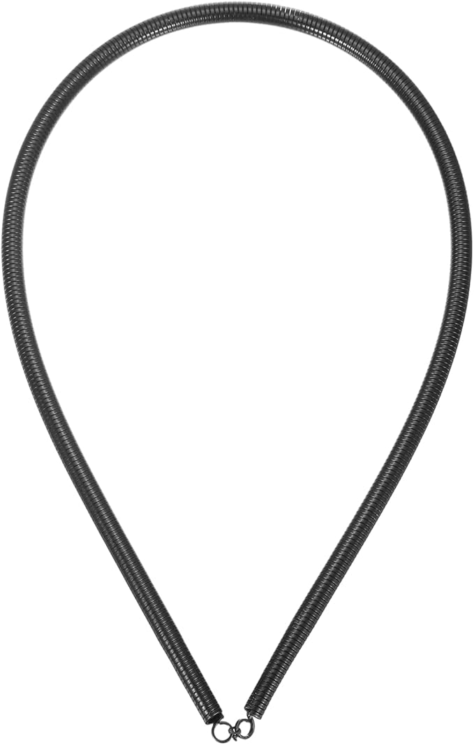 HARFINGTON PVC Spring Tube Bender 12mm OD 1000mm Long A Type Conduit Pipe Bender Bending Spring for Pipe Bending Devices in Home Hydropower, Black