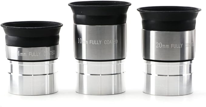 1.25-Inch Telescope Eyepiece Set, 4mm 10mm 20mm | Multi-focal eyepiece kit; - Image 6