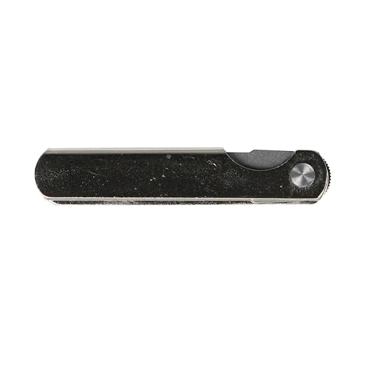PEC Tools Stainless Steel Feeler Gauge, 0.0015-0.025'' Straight Blade 1/2" Width Measuring Tool, 26 Blades, Made in USA