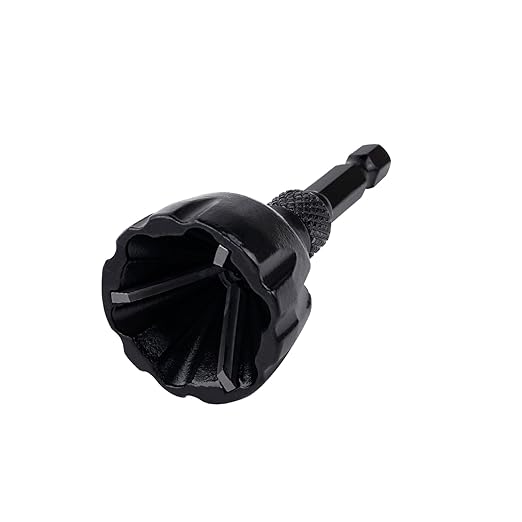 Deburring External Chamfer Tool, Deburring Drill Bit, Quick Release 1/4" Hex Shank Remove Burr Tools for 1/8"-25/32"(3mm-20mm) TS/DJQ-01