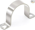 OD 3-1/8" Conduit Clamp 304 SS Pipe Support U Bracket, Tube Clamp for Large Cable/Water Pipe/Pipe, Heavy Duty Strap Clamps | OD 3-1/8" | 4 pcs