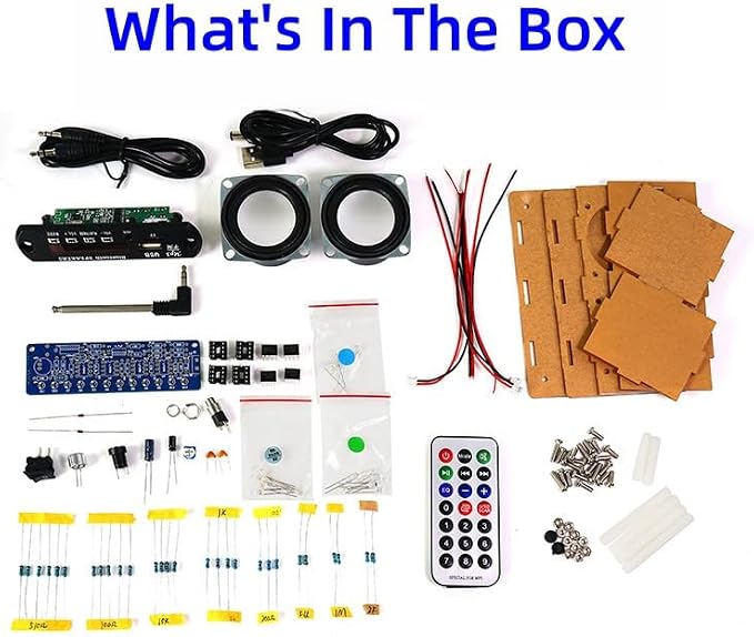 DIY Stereo Speaker Soldering Practice kit- BT, USB Player &FM Receiver- - Image 9