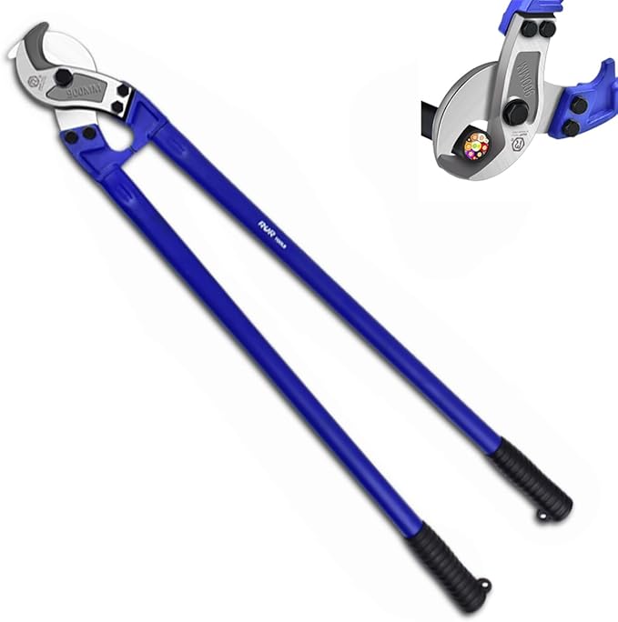 ZrgGea Cable Cutters 36 inch | Wire Snips Heavy Duty | Industrial-Grade Heavy-Duty Cable Cutter, Forged from T8 Alloy Steel, Hardness HRC56, Sharp Cutting. for Cutting Cables and Wire Ropes
