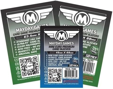 MayDay Game's Ada's Dream Premium Compatible Card Sleeve Bundle by MAYDAYGAMES