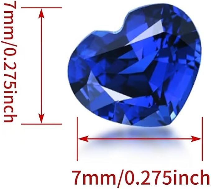 AierCrystal Royal Blue Deep Blue Sapphire Color Cubic Zirconia Loose Beads - Image 2