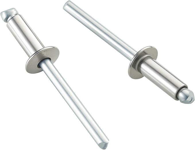 280pcs 1/8" x 1/4",Stainless Blind Rivets,Pop Rivets,304 Stainless Steel Grip and Steel Mandrel, 3.2 x 6mm