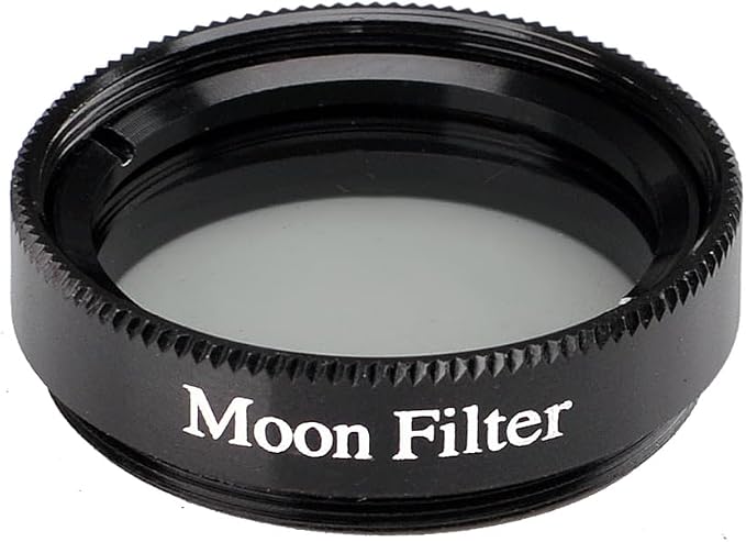 1.25 Inch Moon Filter Aluminum Frame Light Pollution Filter by STARBOOSA