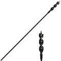 Flexible Installer Drill Bit for Pulling Wires Through Walls Ceilings and Sidewalks, 54-Inch Long, 3/4-Inch Auger with a Fish Eye Hole and Screw Point, 1/4" 3-Flat Anti-Slip Shank.