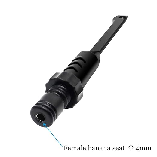 Electronic Wire Piercing Probe Clip for Automotive Diagnostic Tester Tool, Puncture Wire Back Probe Pins Insulation for Car Circuit Detection Black&Red, 2 Pack