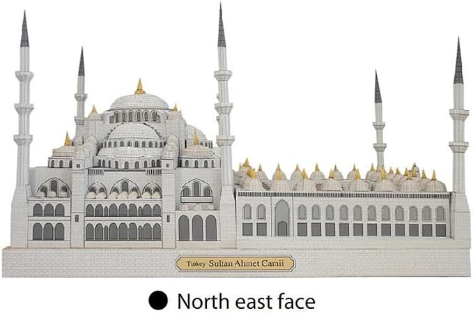 Istanbul Blue Mosque DIY Paper Model Kit - Image 8