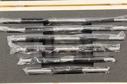 Shars 6-12" Precision Solid Metal Frame Outside Micrometer 6 pcs/Set 303-2654N R)