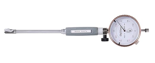 Accusize Industrial Tools 0.4-0.7'' by 0.0005'' Dial Bore Gage, Stem Length 4'', Ee20-5007