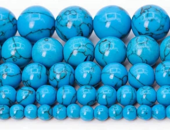 Zenkeeper 108 Pcs Blue Turquoise Beads - Image 7