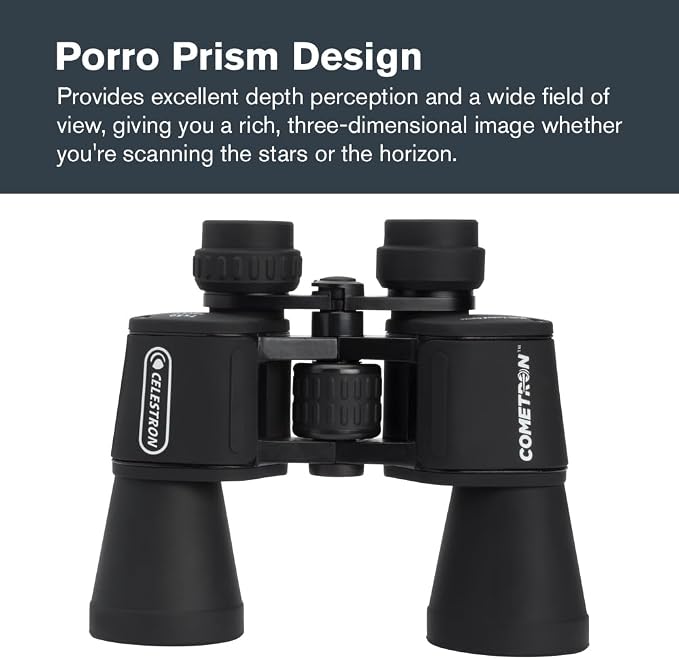 Celestron - Cometron 7x50 Astronomy Binoculars – Entry-Level - Image 3