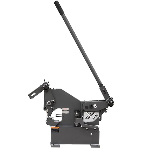 KAKA INDUSTRIAL PBS-9 Manual Ironworker, Manual Ironworker with Punch, Bar and Section Shear Machine