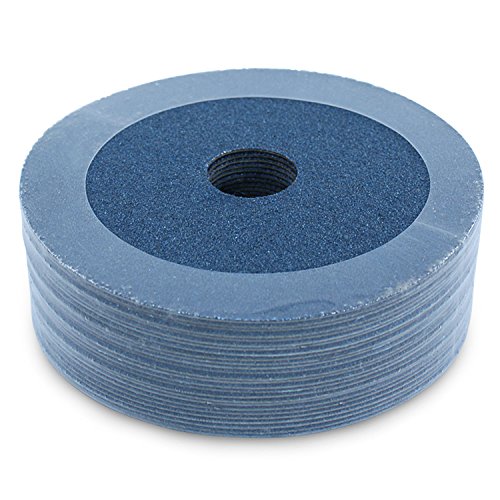 BHA Zirconia Resin Fiber Grinding and Sanding Discs, 5” x 7/8”, 80 Grit - 25 Pack