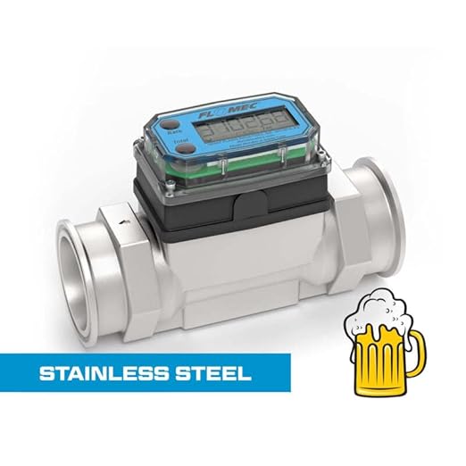 G2 Series, Turbine, High-Temperature Brew Meter, 1-1/2 Inch Pipe Size, 2 Inch Tri-Clamp Fitting G2S15TH9GMX