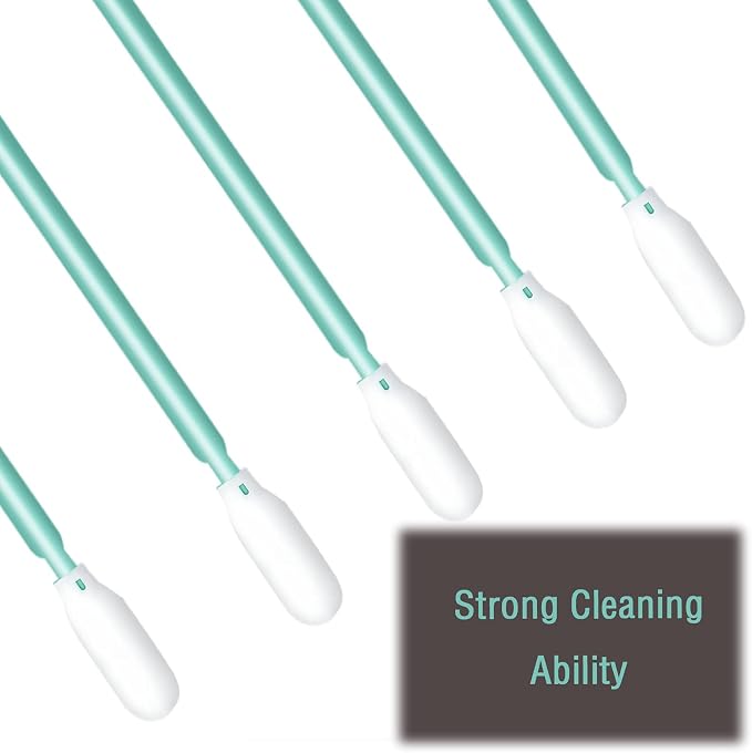 CertBuy 200 Pcs Foam Swab Cleaning Swabs, 6.4 Inch Multi-Purpose Tips - Image 5