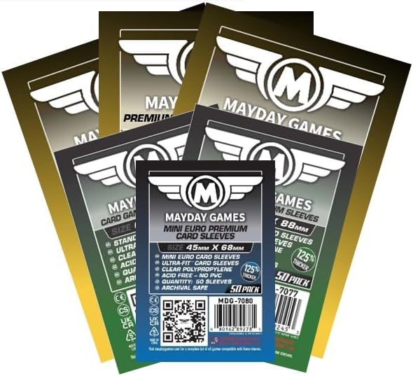 Mayday Games Mysterium Game Accessory- Premium Card Sleeve Bundle by MAYDAYGAMES