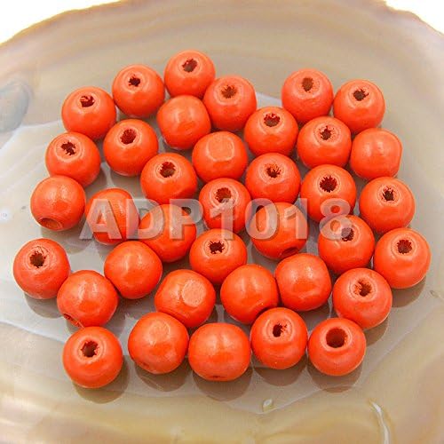 AD Beads Wood Spacer Loose Wooden Craft Beads Big Hole Beads Assorted by ADBeads