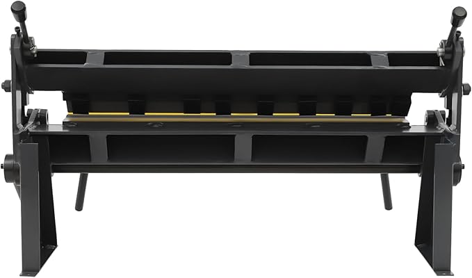 24" Box and Pan Sheet Metal Brake,High Accuracy Sheet Metal Box Pan Brake with 5 Adjustable Fingers,20 Gauges Sheet Metal Machine