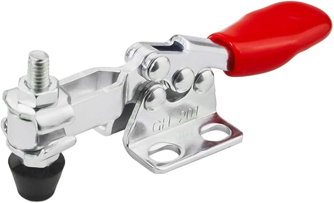 Push Pull Toggle Clamp Hand Tool 198Lbs Holding Capacity Antislip Horizontal Quick Release Heavy Duty Toggle Clamp Tool 6Pcs