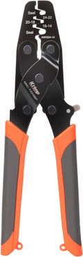 iCrimp Ratchet Weather Pack Sealed Connector Crimping Tool, Wire Crimper for AWG24-14 Waterproof Terminals with Locking Feature IWC-1424BP