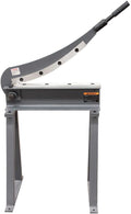 KAKA INDUSTRIAL Guillotine Metal Shear, 20-Inch Cutting Capacity, 16 Gauge HS-20 Sheet Metal Cutter with Stand for Fabrication and Construction