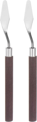 HARFINGTON 2pcs No.5 Palette Knives 14mm Width Stainless Steel Small Pointy by HARFINGTON