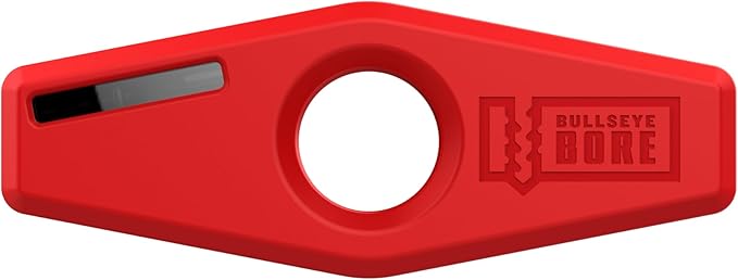 BullseyeBore Core CR1-101 Drill Guide for Straight Holes - Magnetic Drill Attachment with Efficient Red Laser for Visual Worksurface Alignment - Compatible with Common & Specialty Bits from 2" to 8"