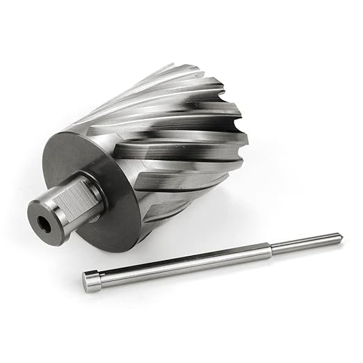 OSCARBIDE 2"x2"Annular Cutter,3/4 inch Weldon Shank,2 inch Cutting Diameter 2 inch Depth of Cut,2 Flat Mag Drill Bit with Pilot Pin for Magnetic Drill Press,1 Piece