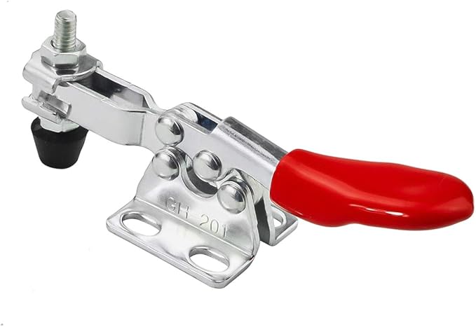 Push Pull Toggle Clamp Hand Tool 198Lbs Holding Capacity Antislip Horizontal Quick Release Heavy Duty Toggle Clamp Tool 6Pcs