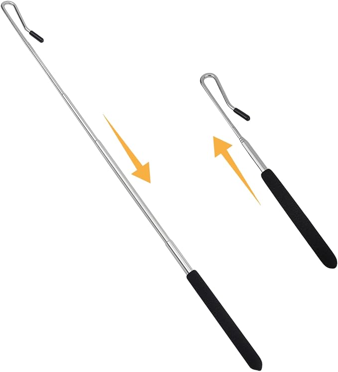 2 PCS Adjustable Puppet Handles Arm Control Rod, Arm Control Metal Rod Accessory by Unknown