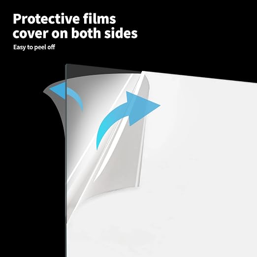 Art3d 10-Pack of 16×20" PET/Plexiglass Sheets, Transparent Clear Flexible - Image 7