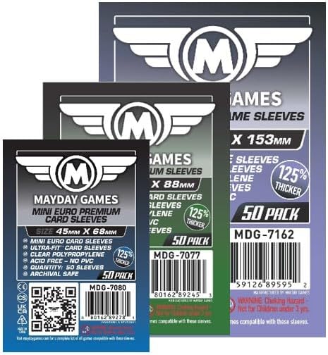 Mayday Games Dune: Imperium- Bloodlines -Premium Compatible Card Sleeve Bundle by MAYDAYGAMES