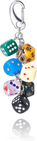 Dice Bag Charms Keychain for Women Men by Disengor