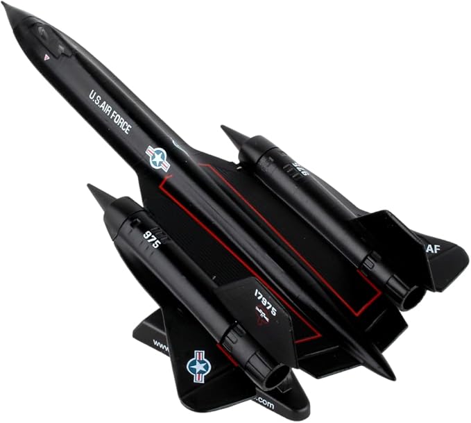 Postage Stamp USAF SR-71 Blackbird Die-Cast Metal Model – 1:200 Scale Strategic - Image 4