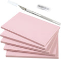 5 Pack Rectangular Rubber Stamp Carving 4x6 Linoleum Blocks by PKEAFC