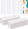 150 Pack DIY Craft White Bookmarks Blank Cardstock Bookmarks by SBYURE