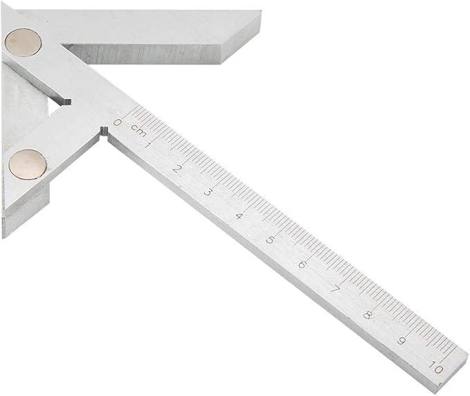 Yosoo Health Gear Pipe Center Finder, Center Finder Tool, Cylinder Center Finding Tool, 100 * 70mm Centering Finder, Framing for Accurately Measure Angles