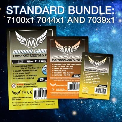 Mayday Games XCOM Board Game Accessory- Standard Card Sleeve Bundle by MAYDAYGAMES