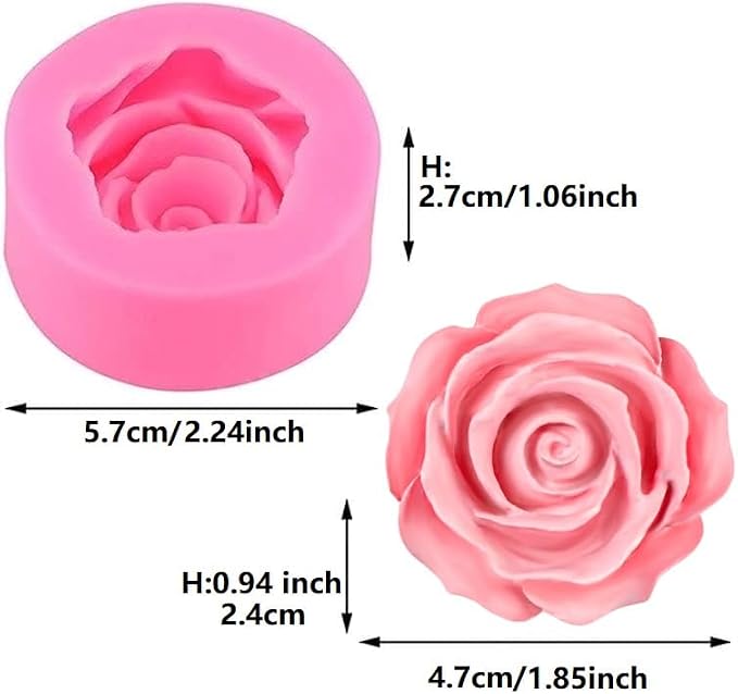 Rose Flower Silicone Molds - Image 2