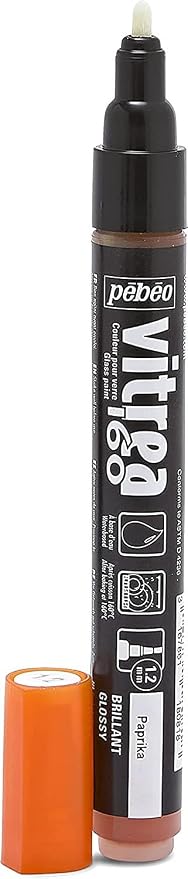 Pebeo Vitrea 160, Glossy Glass Paint Marker - Image 2