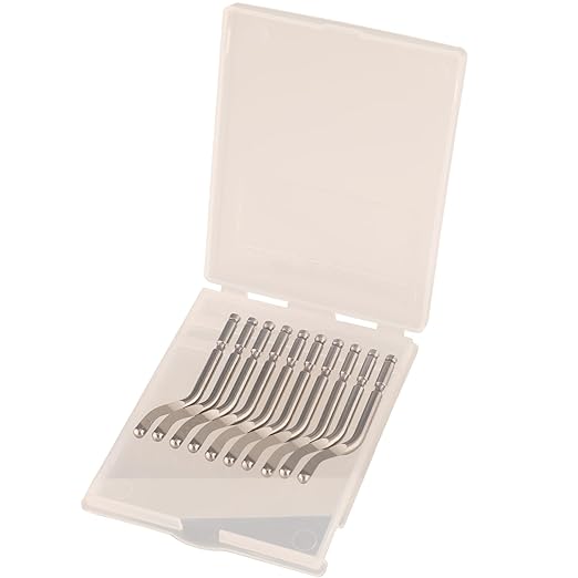 10PCS Cobalt Deburring Blades BS1018 S100 - High-Speed Steel Burr Removal Tool for Metal, Stainless Steel, Copper, Aluminum, Plastic, and High-Hardness Materials