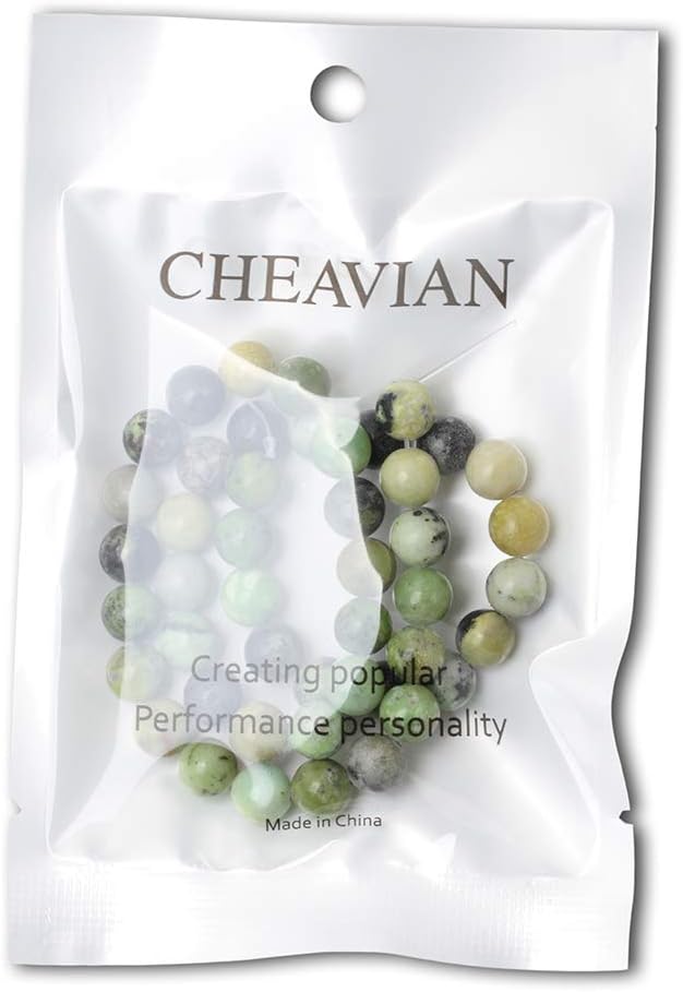 45PCS 8mm Natural Australian Jade Stone Beads Round Loose Beads - Image 5