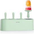 Popsicle Mold Set 4 Pieces Homemade Silicone Popsicle Maker Easy Release Ice by WYOK