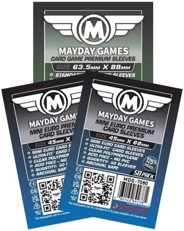 Mayday Games Tail Feathers Game Accessory -Premium Compatible Card Sleeve Bundle by MAYDAYGAMES