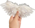 1 Pc White Mini Black and White Angel Feather Wings Doll Feather Wings by Calsgkspray