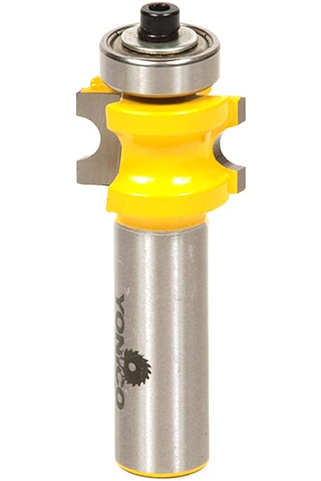 YONICO 13113 1/4-Inch Bead Bullnose Router Bit 1/2-Inch Shank